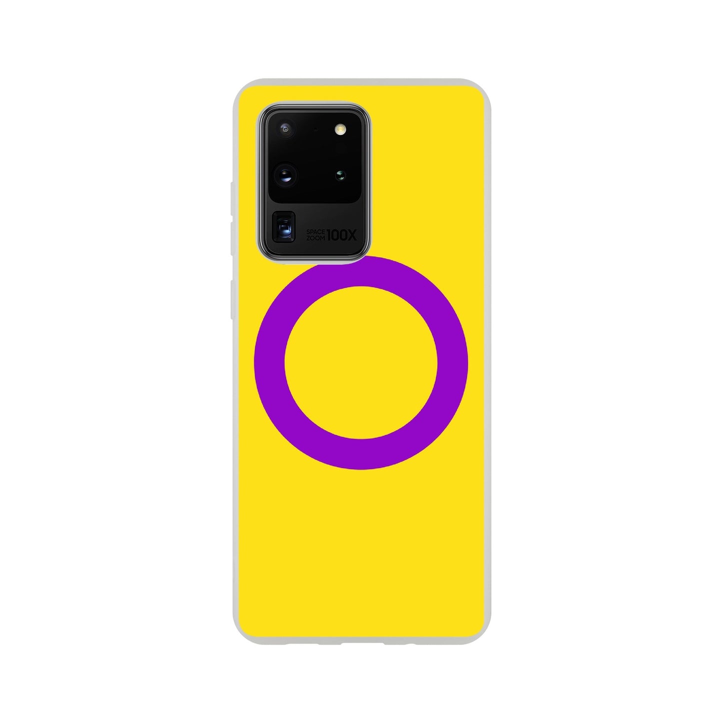 Mobile Phone Case - Intersex Pride Flag Flexi Phone Case - LGBTQIA+ Queer