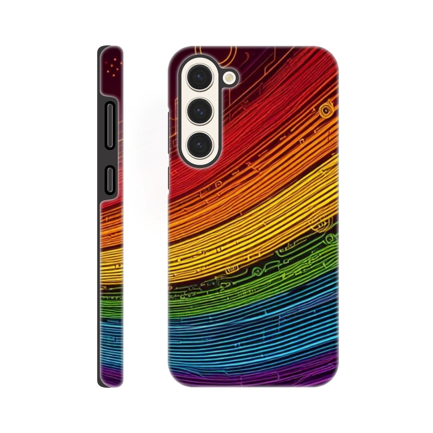 Mobile Phone Case - Pride Strings - IPhone Case - Samsung Case - Clear - Flexi - Bio - Slim - Tough - LGBTQIA+ Mobile Phone Cases