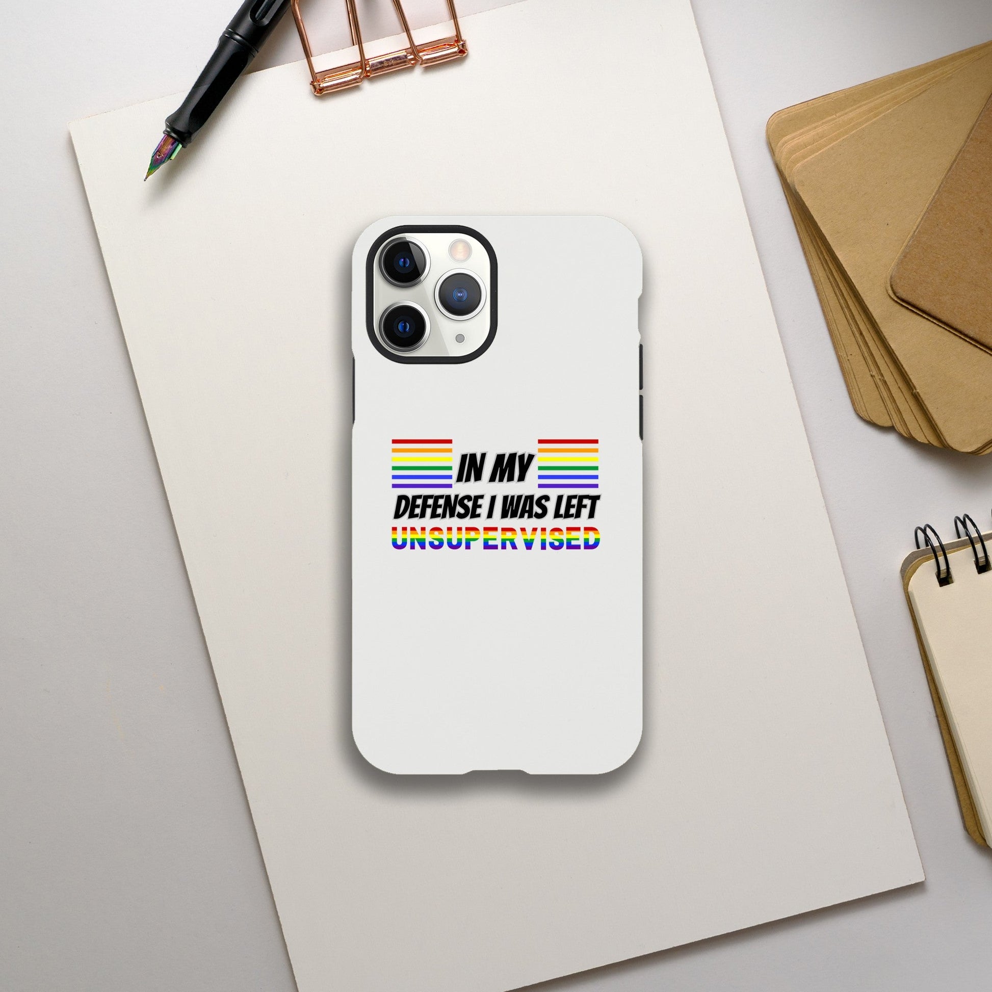 Phone Case - In My Defence - IPhone Case - Samsung Case - Clear - Flexi - Bio - Slim - Tough - LGBTQIA+ Mobile Phone Cases