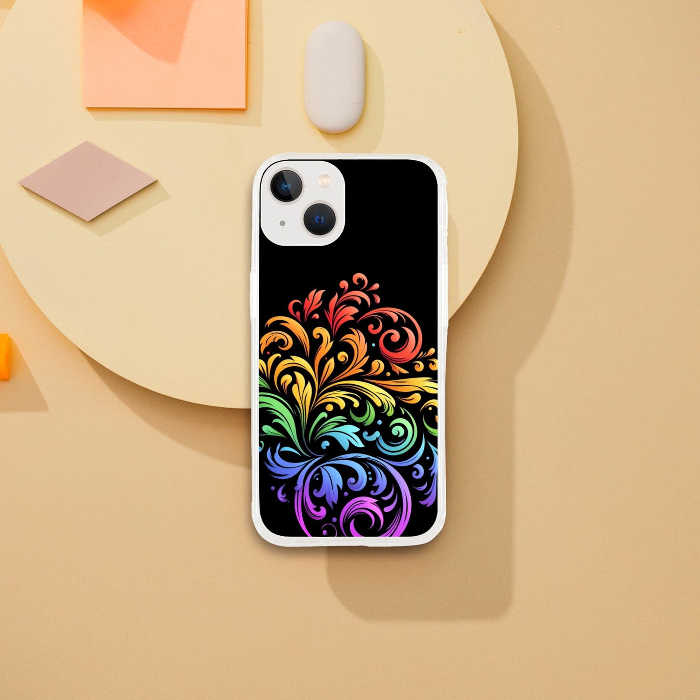 Mobile Phone Case - Pride Ferns- IPhone Case - Samsung Case - Clear - Flexi - Bio - Slim - Tough - LGBTQIA+ Mobile Phone Cases