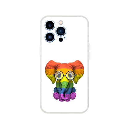 Mobile Phone Case - Baby Pride Elephant Flexi Phone Case