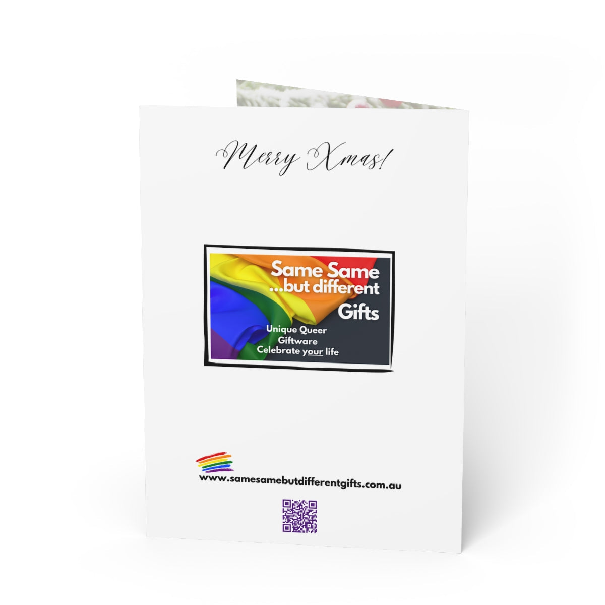 Christmas Pride Globe - LGBTQIA+ Greeting Card