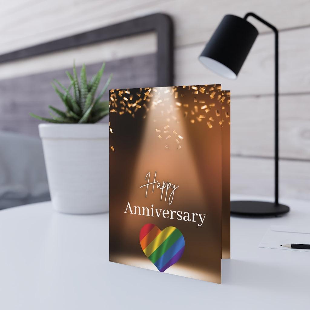 Greeting Card - LGBTQIA+ Shine Anniversary Greeting Card