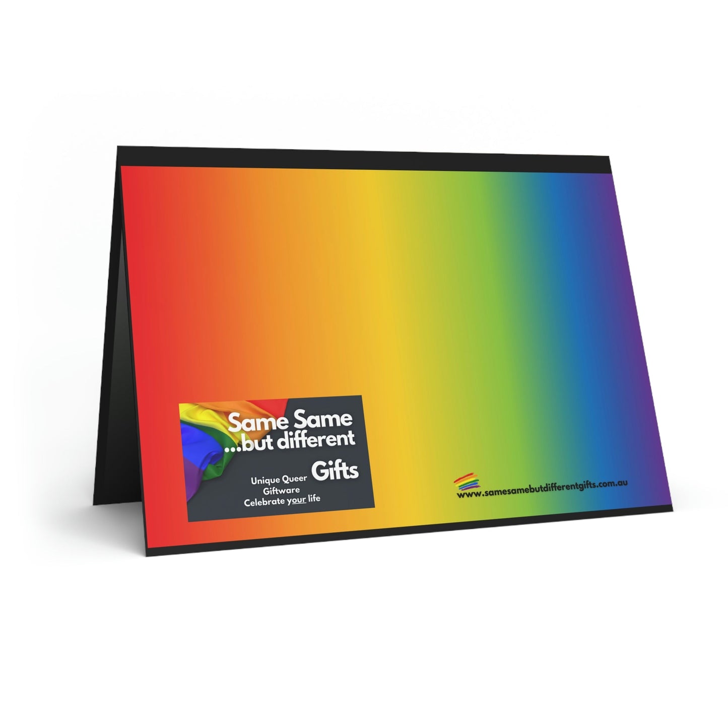 Blank Greeting Card - Pride In Your Hair - LGBTQIA+ Queer Pride Blank Greeting Card