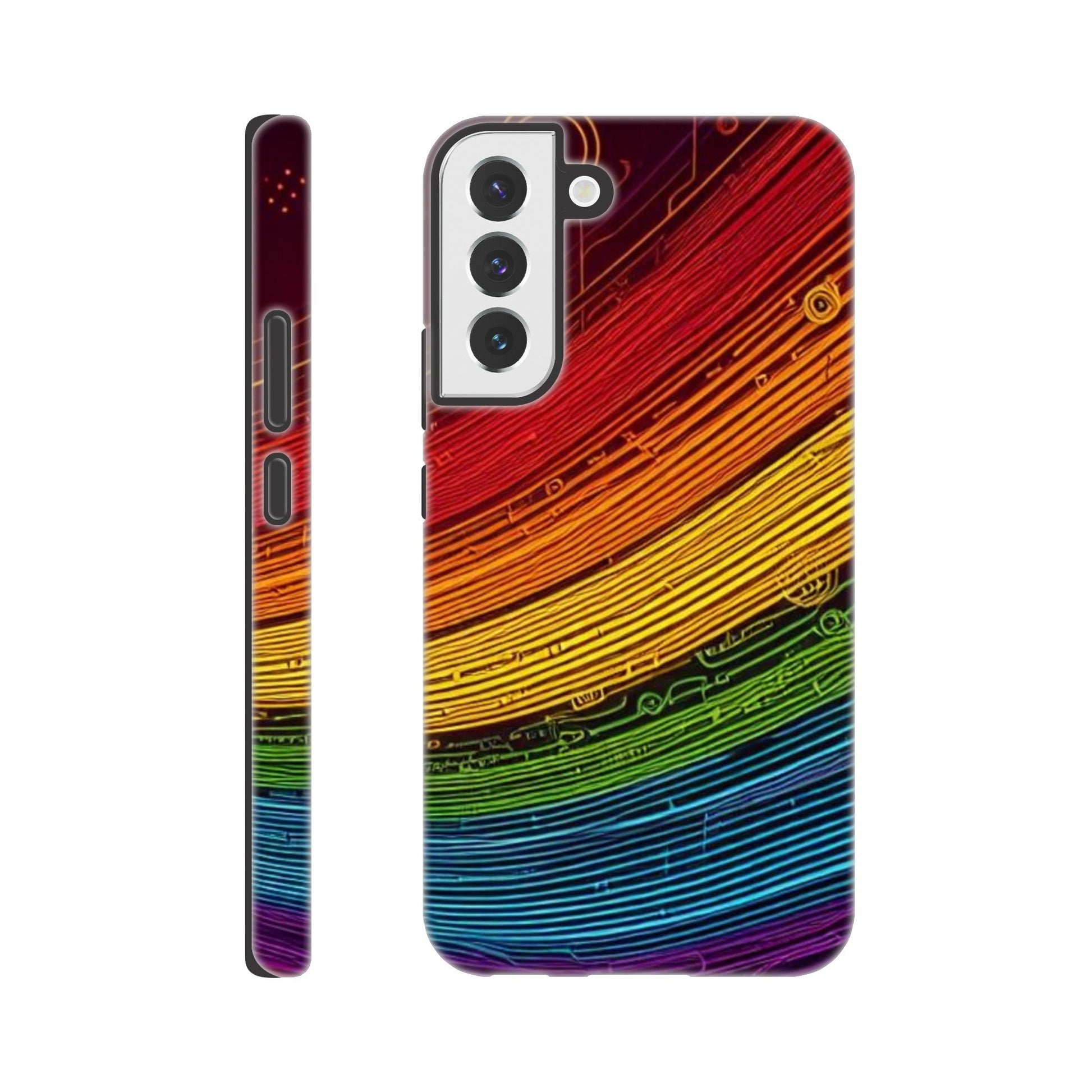 Mobile Phone Case - Pride Strings - IPhone Case - Samsung Case - Clear - Flexi - Bio - Slim - Tough - LGBTQIA+ Mobile Phone Cases