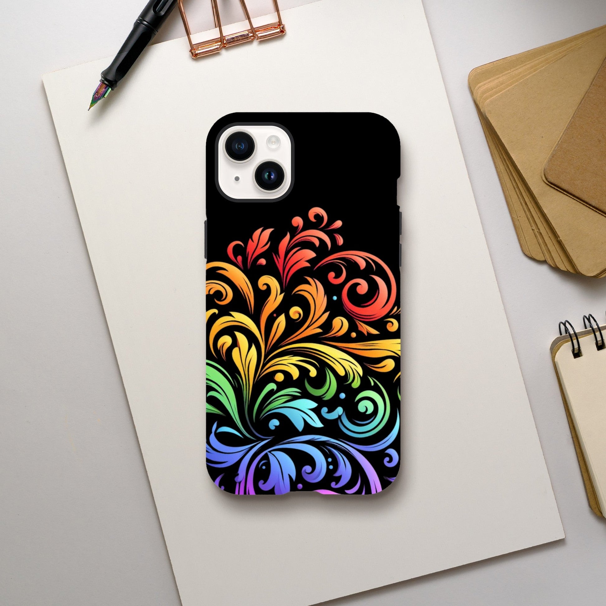 Mobile Phone Case - Pride Ferns- IPhone Case - Samsung Case - Clear - Flexi - Bio - Slim - Tough - LGBTQIA+ Mobile Phone Cases