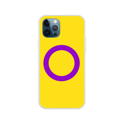 Mobile Phone Case - Intersex Pride Flag Flexi Phone Case - LGBTQIA+ Queer