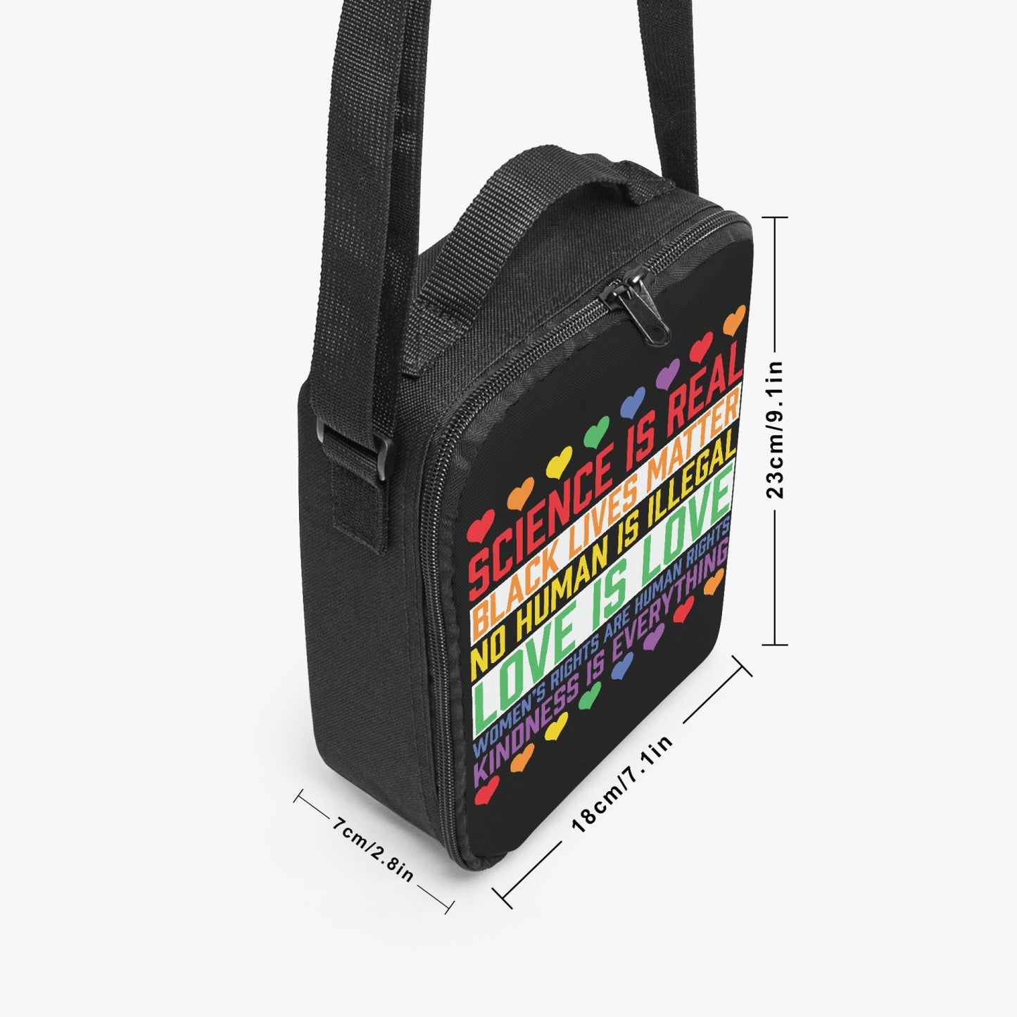 LGBTQIA+ Queer All for Love Insulated Cooler Lunch Bag - Small