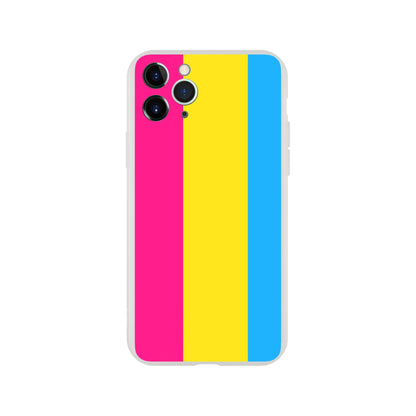 Mobile Phone Case - Pan Pride Flag Flexi Phone Case - LGBTQIA+ Queer