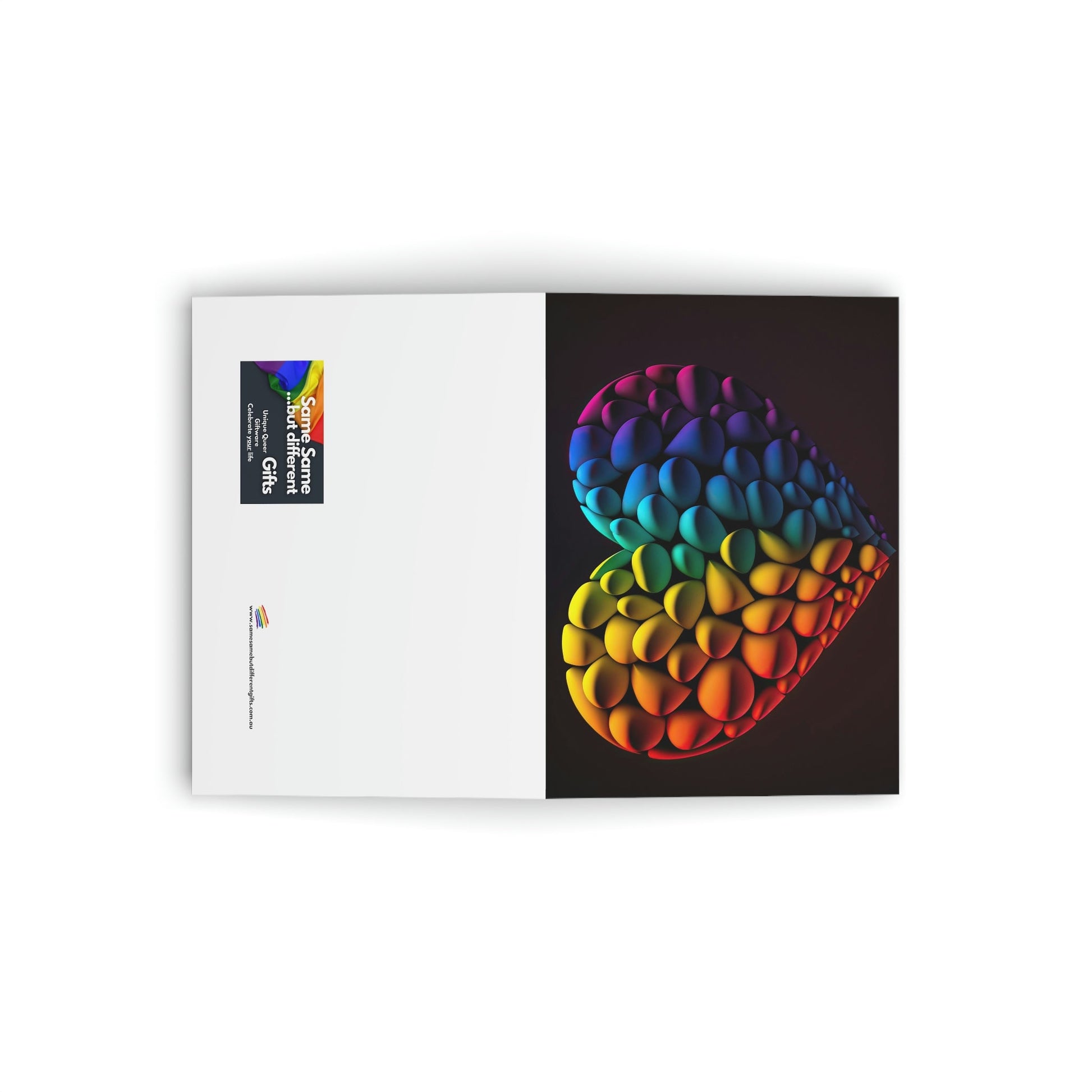 Paper Products - Pride Popping Pieces  - LGBTQIA+ Queer Pride Blank Greeting Card