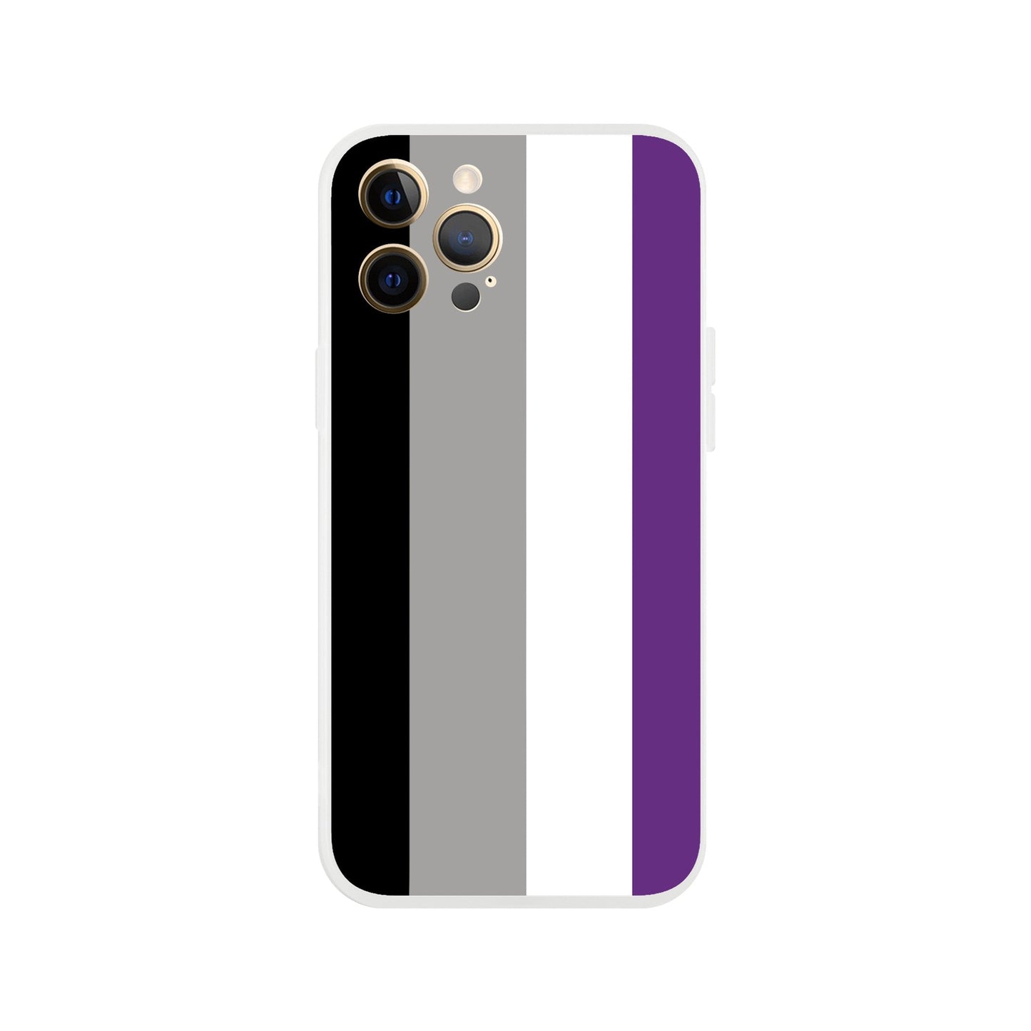 Mobile Phone Case - Asexual Pride Flag Flexi Phone Case - LGBTQIA+ Queer