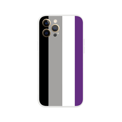 Mobile Phone Case - Asexual Pride Flag Flexi Phone Case - LGBTQIA+ Queer