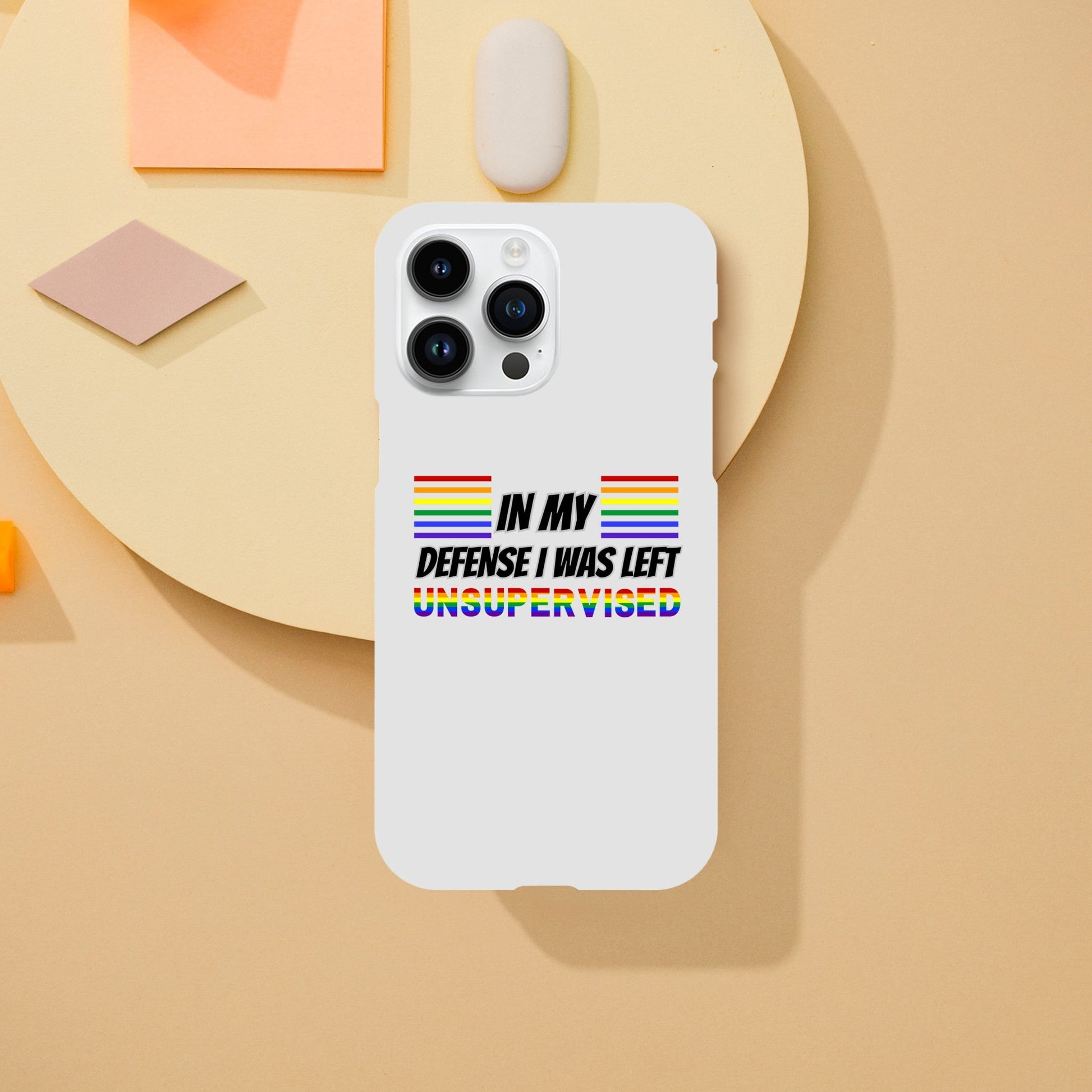 Phone Case - In My Defence - IPhone Case - Samsung Case - Clear - Flexi - Bio - Slim - Tough - LGBTQIA+ Mobile Phone Cases