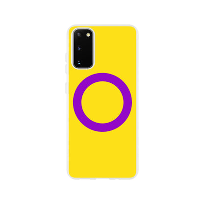 Mobile Phone Case - Intersex Pride Flag Flexi Phone Case - LGBTQIA+ Queer