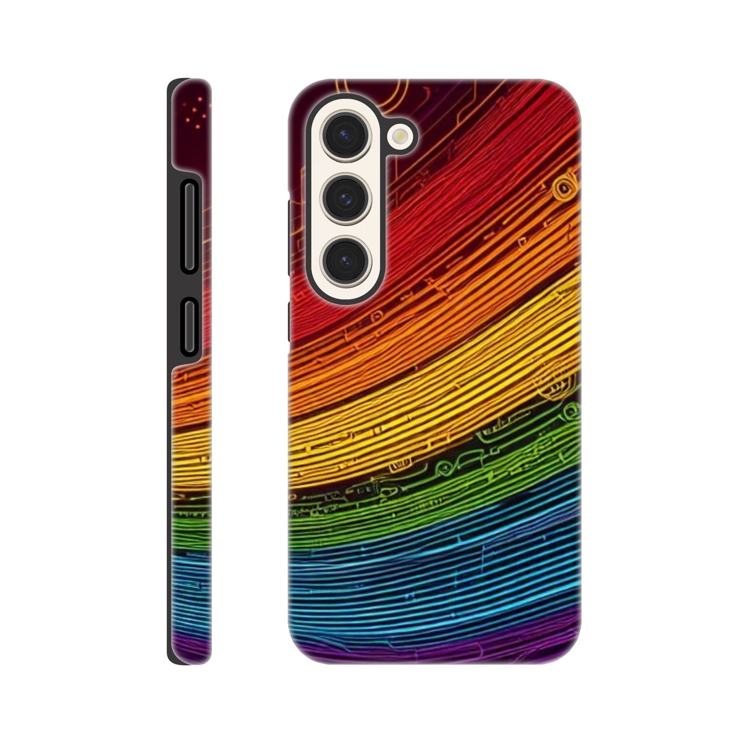 Mobile Phone Case - Pride Strings - IPhone Case - Samsung Case - Clear - Flexi - Bio - Slim - Tough - LGBTQIA+ Mobile Phone Cases