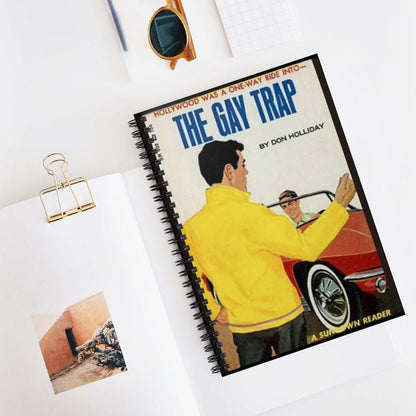 Notebooks - The Gay Trap - Spiral Ruled Line Notebook