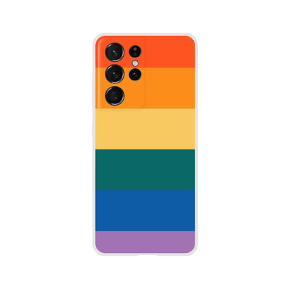 Mobile Phone Case - Retro Flag Flexi Phone Case - LGBTQIA+ Queer