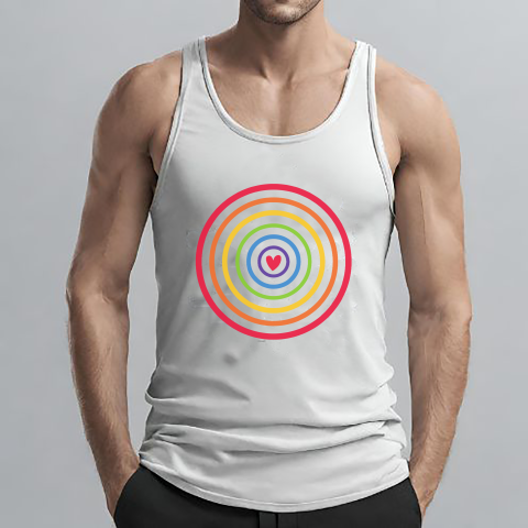 Hypno Rainbow Tank Top