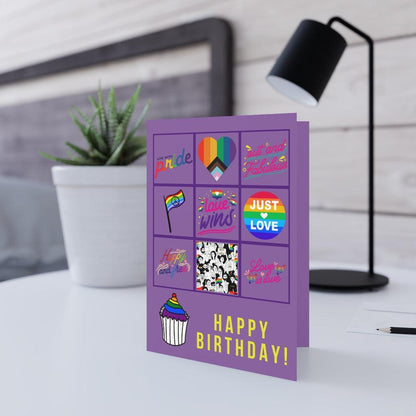 Greeting Card - Birthday Squares Birthday Card