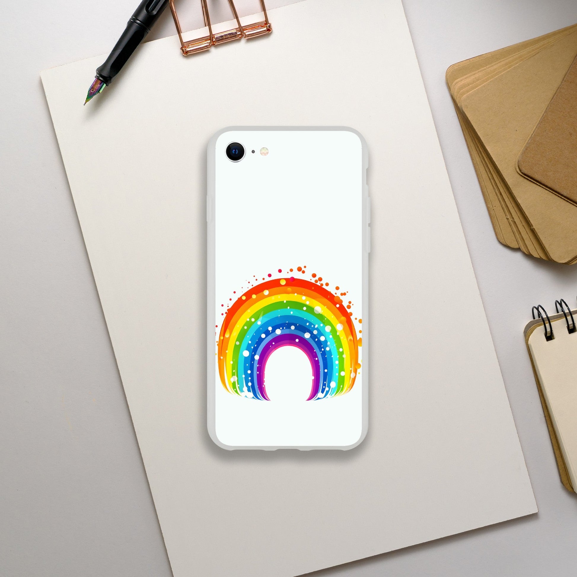 Mobile Phone Case - Fruity Rainbow Pride Flexi Phone Case - LGBTQIA+ Queer