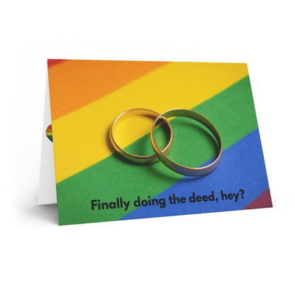 Greeting Card - Doing The Deed Greeting Card