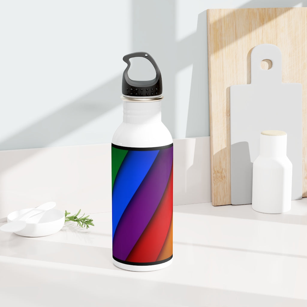 Drink Bottle - Rainbow Twist Water Bottle