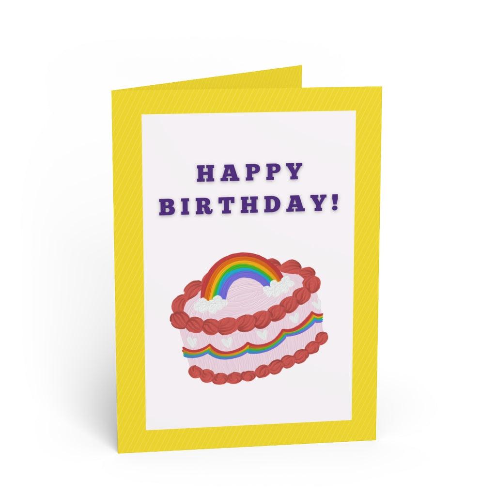 Greeting Card - Happy Cake Day Birthday Card