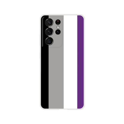 Mobile Phone Case - Asexual Pride Flag Flexi Phone Case - LGBTQIA+ Queer