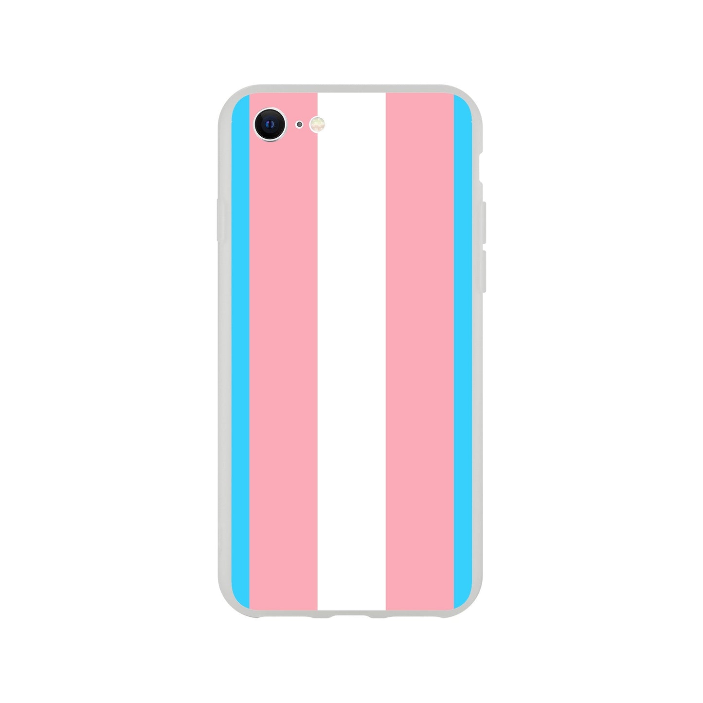 Mobile Phone Case - Trans Pride Flag Flexi Phone Case - LGBTQIA+ Queer