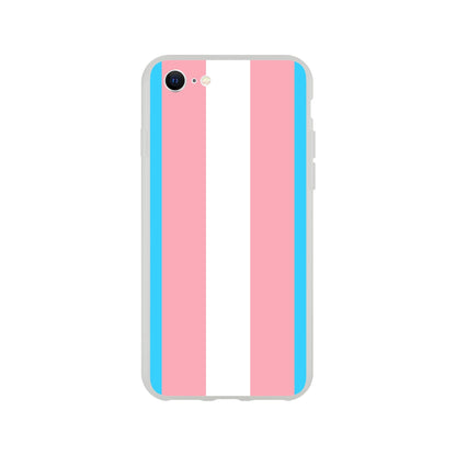 Mobile Phone Case - Trans Pride Flag Flexi Phone Case - LGBTQIA+ Queer