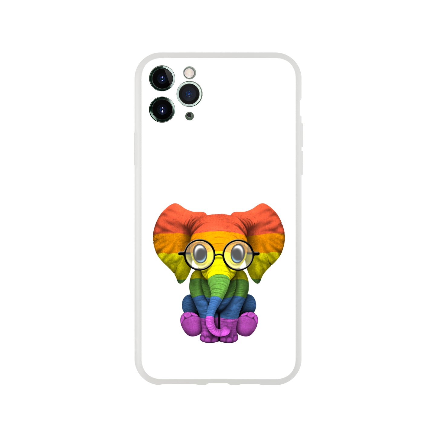 Mobile Phone Case - Baby Pride Elephant Flexi Phone Case