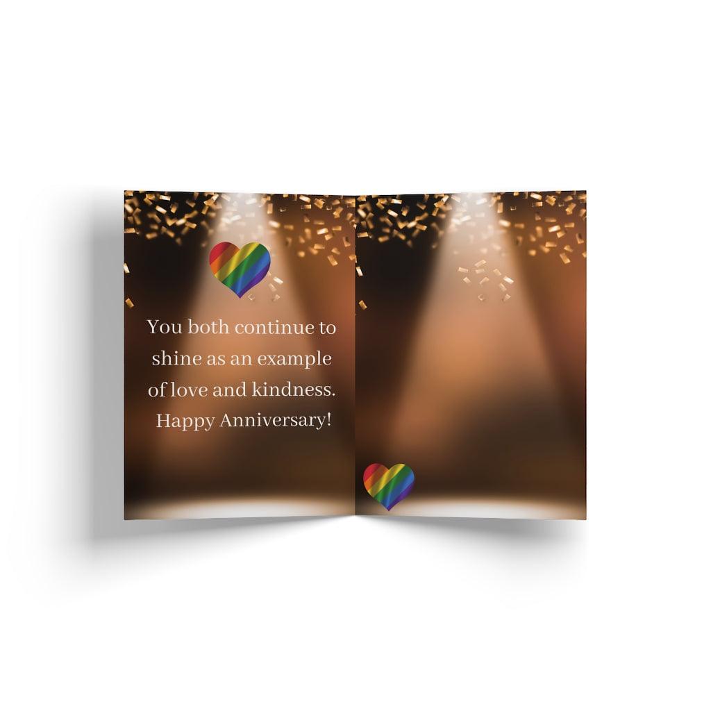 Greeting Card - LGBTQIA+ Shine Anniversary Greeting Card