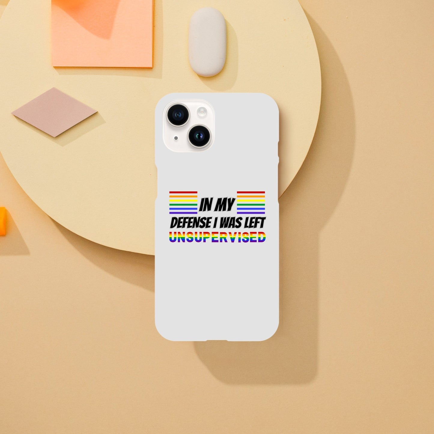 Phone Case - In My Defence - IPhone Case - Samsung Case - Clear - Flexi - Bio - Slim - Tough - LGBTQIA+ Mobile Phone Cases