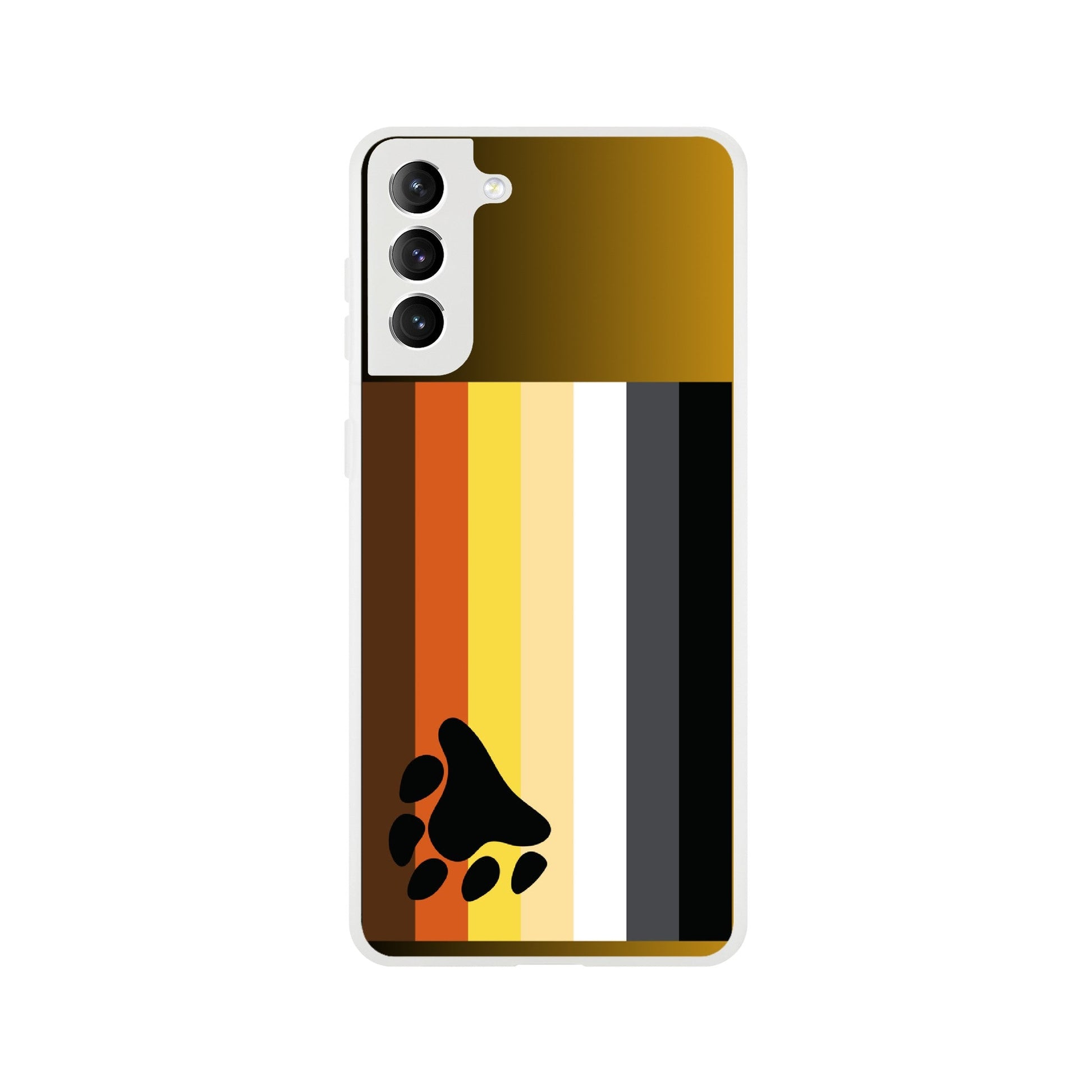 Mobile Phone Case - Brotherhood Bear Pride Flexi Phone Case - LGBTQIA+ Queer