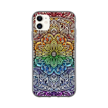 Mobile Phone Case - Stained Glass Pride Shield - IPhone Case - Samsung Case - Clear - Flexi - Bio - Slim - Tough - LGBTQIA+ Mobile Phone Cases