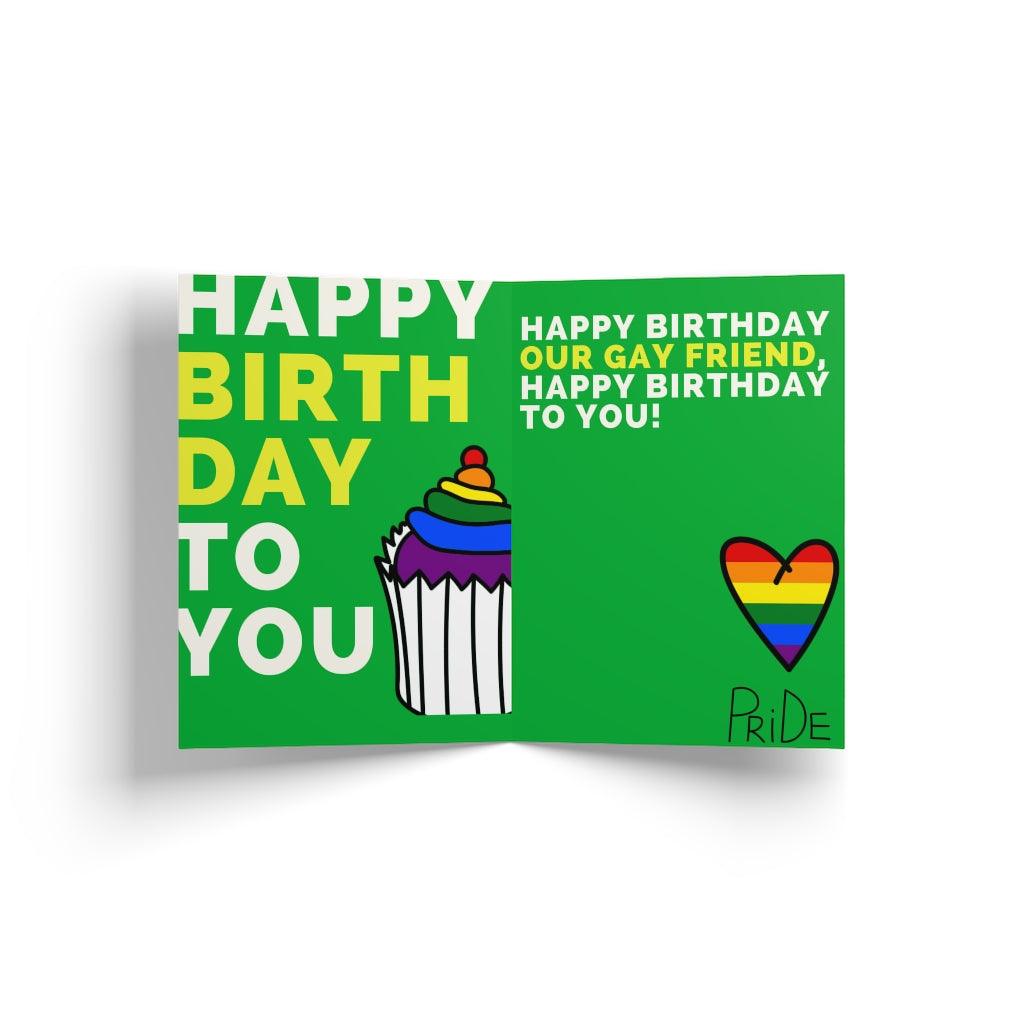 Greeting Card - Gay Friend Birthday Card