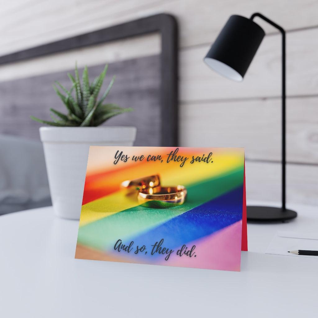 Greeting Card - Yes We Can Greeting Card - LGBTQIA+ Queer