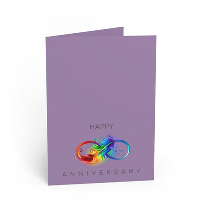 Greeting Card - Feather Anniversary Card