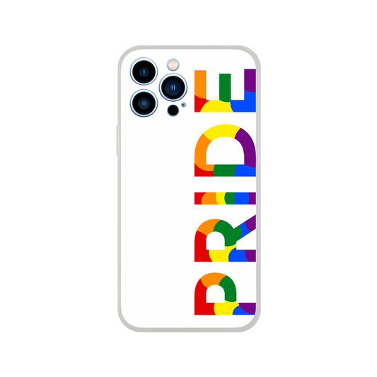 Mobile Phone Cases - Pride Side White Flexi Phone Case