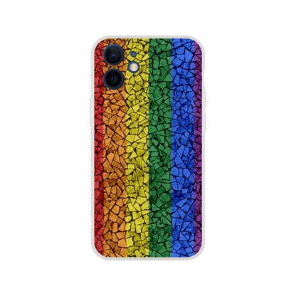 Mobile Phone Case - Pride Crackle Flexi Phone Case