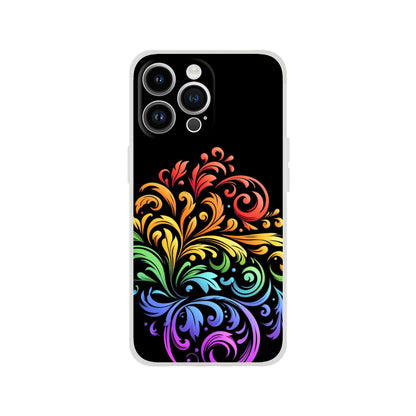 Mobile Phone Case - Pride Ferns- IPhone Case - Samsung Case - Clear - Flexi - Bio - Slim - Tough - LGBTQIA+ Mobile Phone Cases