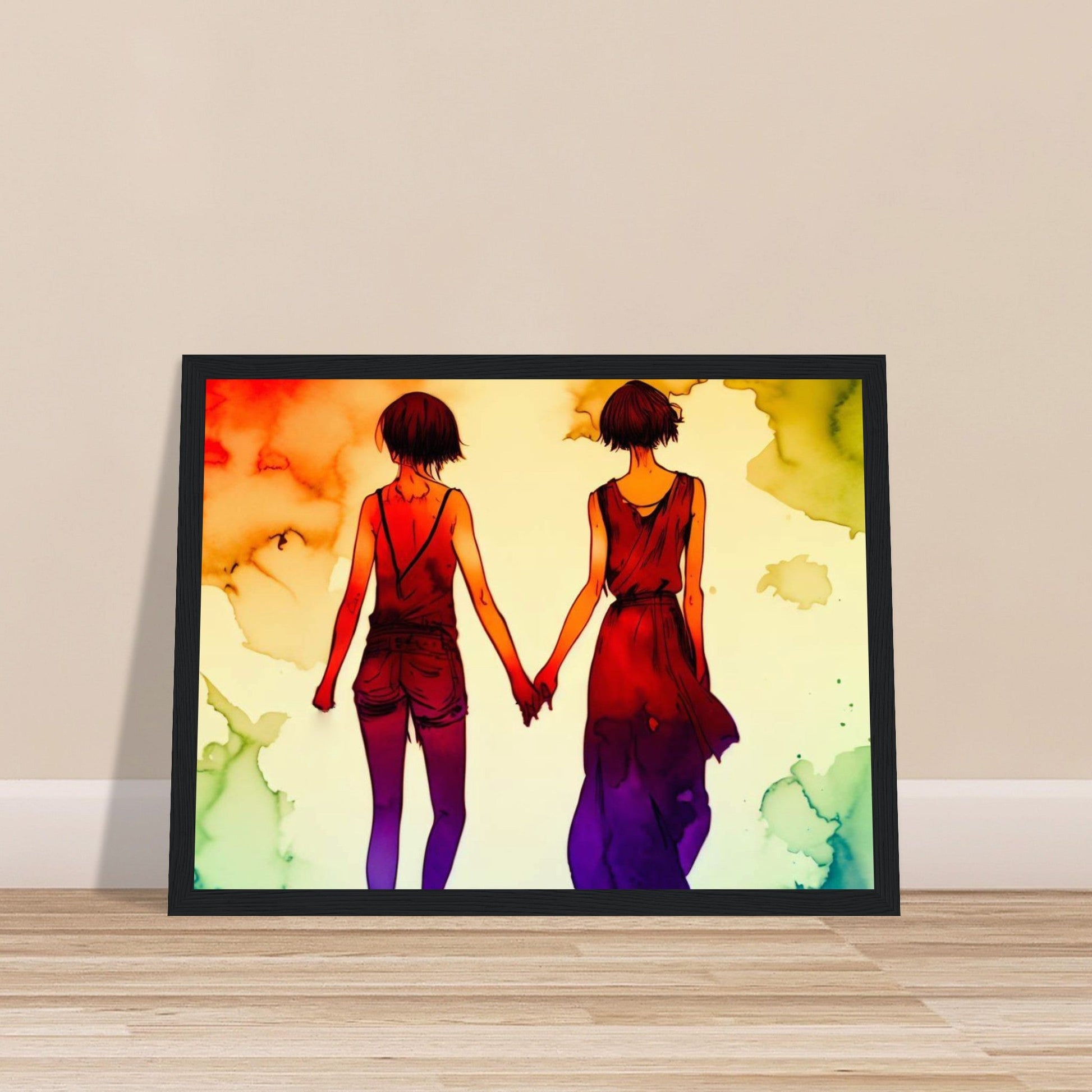 Wall Art - You & Me, Till The End Of Days - Premium Matte Paper Wooden Framed Poster