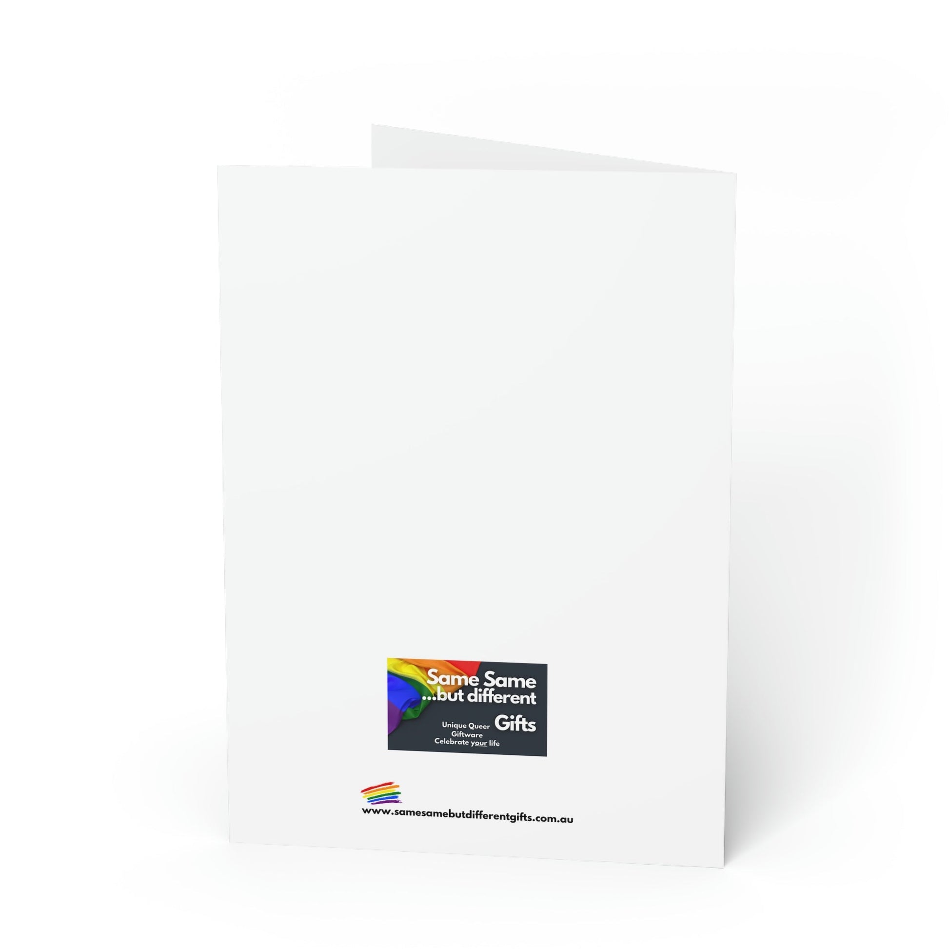 Blank Greeting Card - Love Is Love - LGBTQIA+ Queer Pride Blank Greeting Card