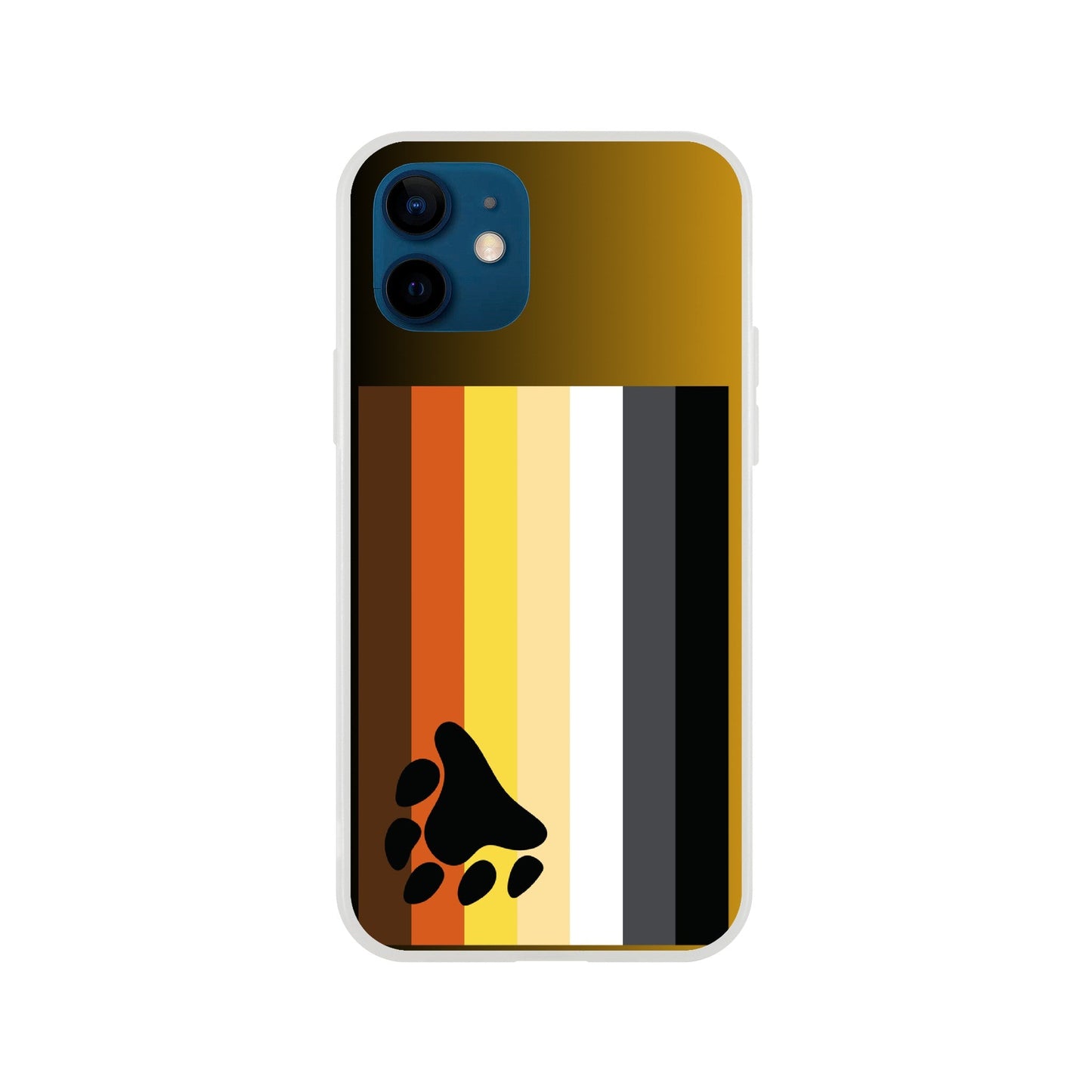 Mobile Phone Case - Brotherhood Bear Pride Flexi Phone Case - LGBTQIA+ Queer