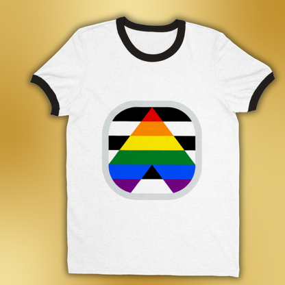 Straight Ally Ringer T-Shirt