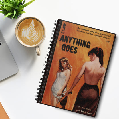 Paper Products - Anything Goes  - Spiral Ruled Line Notebook