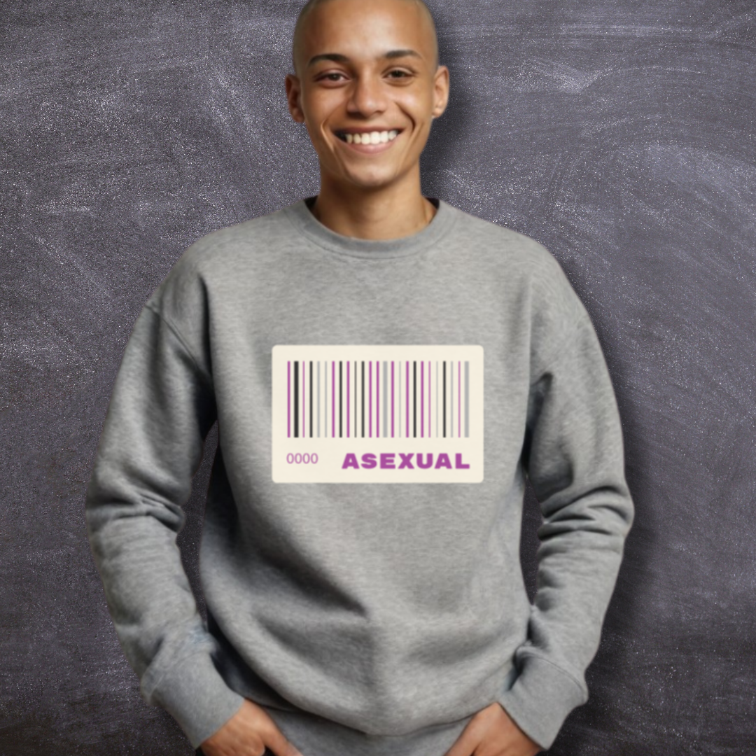 LGBTQIA+ Queer Asexual Label Premium Sweatshirt