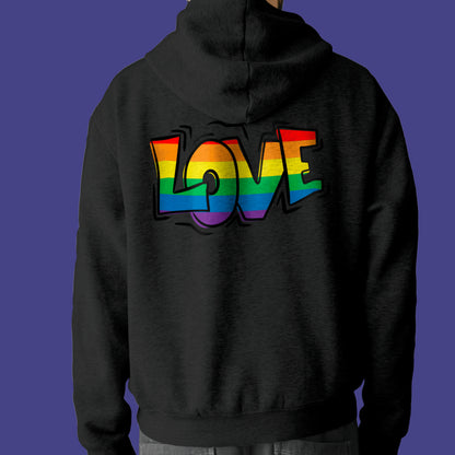 Hoodie - Pride Love Premium Pullover Hoodie