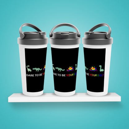 Travel Mug - Dare To Be 15oz Stainless Steel Travel Mug