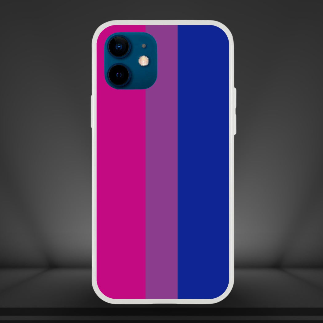 Mobile Phone Case - Bisexual Pride Flag Flexi Phone Case - LGBTQIA+ Queer